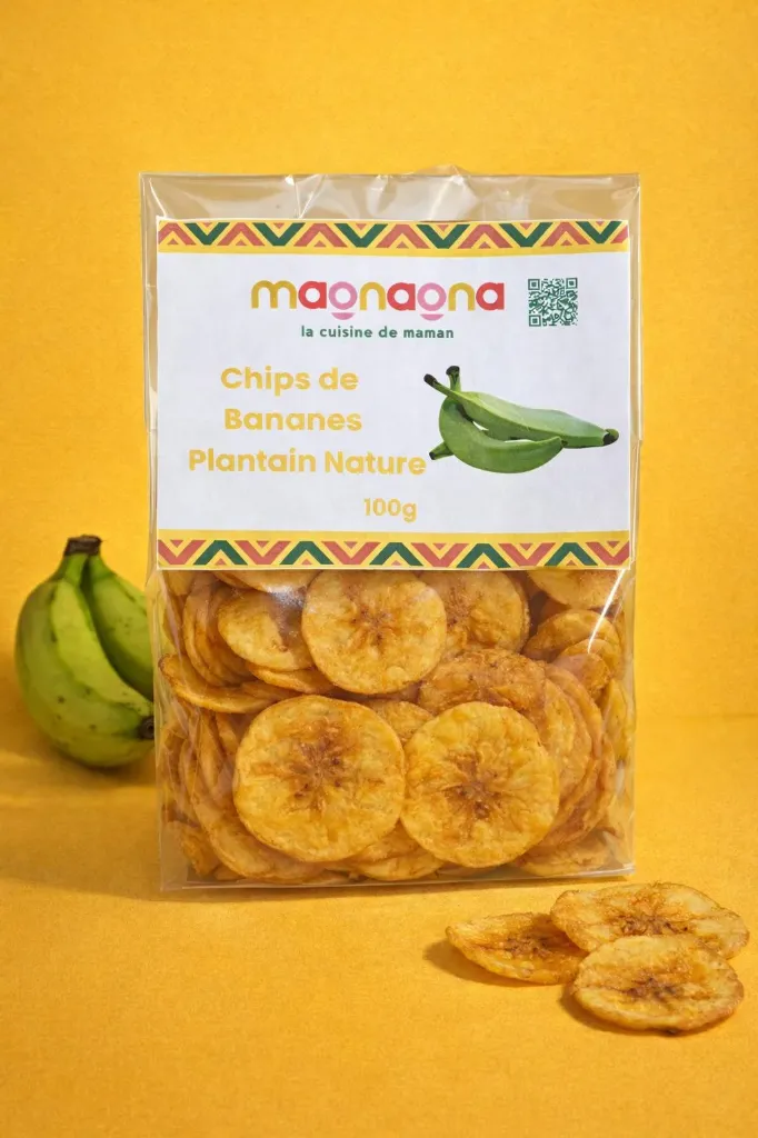 Chips de plantin nature - 100g